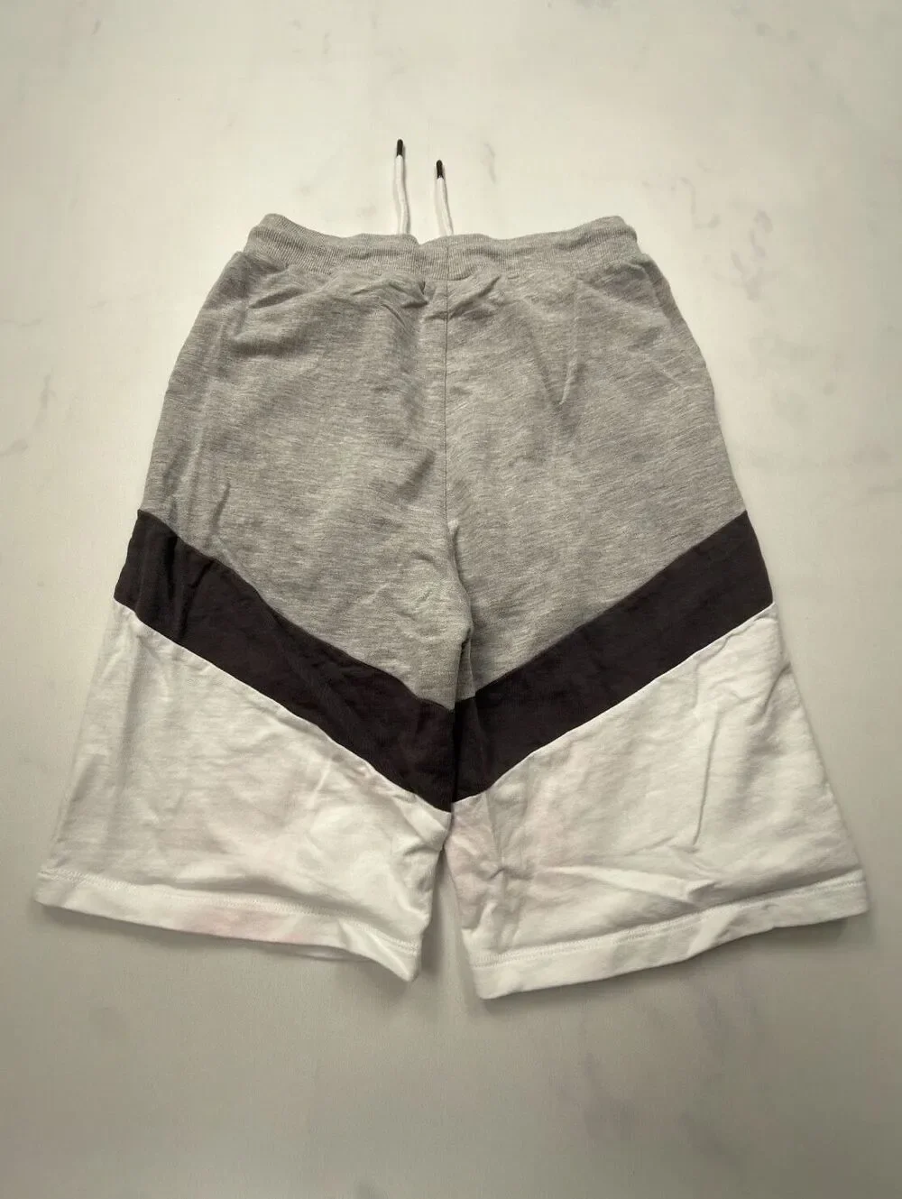 Kidpik Sweat Shorts Gray Colorblock Sporty Athletic - Boys XL